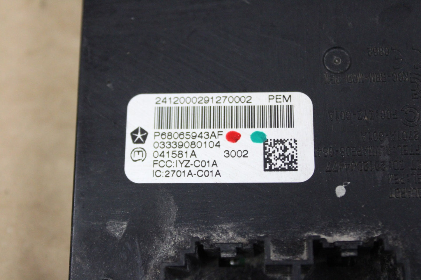2013 Dodge Challenger SRT8 PCM ECU RFHUB Pedal Ignition Key Package 05150694AC