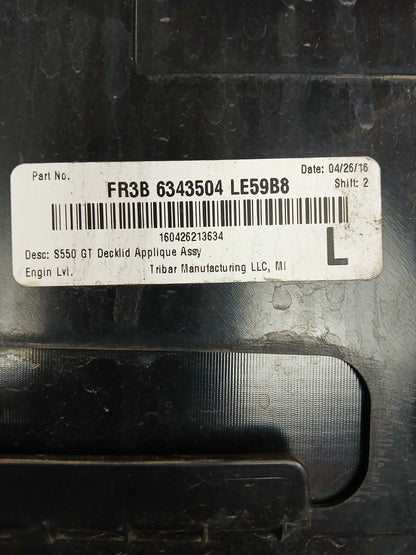 15-23 Ford Mustang GT Rear Decklid Panel Assembly w/ Camera fr3b 6343504 le59b8