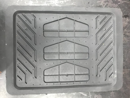 2008-2010 Dodge Challenger SRT Plasticolor Black Rubber Floor Mat Set of 4