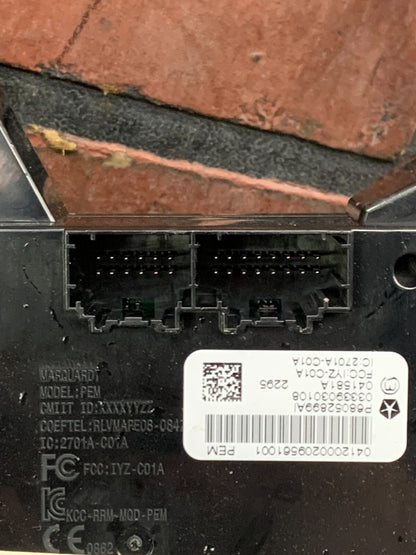 2012-2013 GRAND CHEROKEE DURANGO KEYLESS CONTROL MODULE ECU 68052899AI