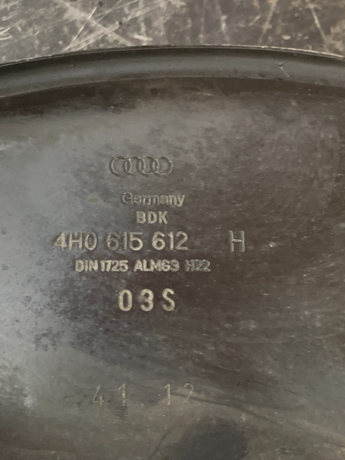 2012-2018 AUDI A8 RWD RIGHT PASS REAR LOWER SUSPENSION KNUCKLE AND CONTROL ARM