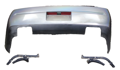 08-14 Dodge Challenger SRT8 Rear Bumper w/ Dual Exhaust Outlets & Lower Valance