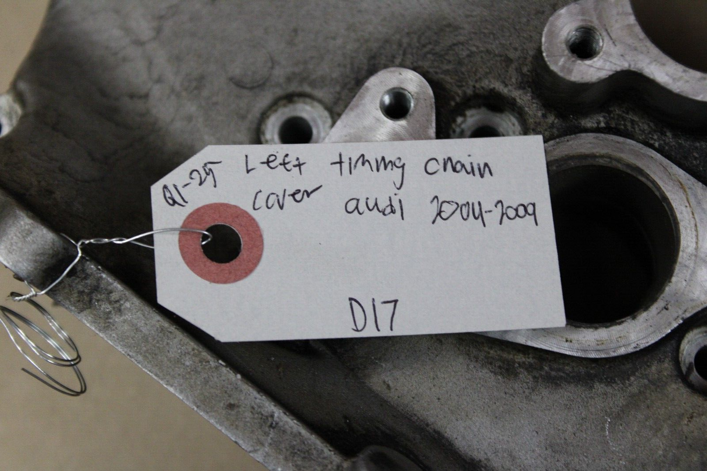 2004-2009 Audi S4 RS4 Driver LH Rear Left Side Timing Chain Cover  079 109 129 G