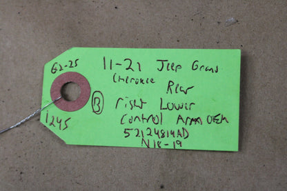 11-26 JEEP GRAND CHEROKEE DURANGO 4WD REAR RIGHT SIDE LOWER CONTROL ARM OEM
