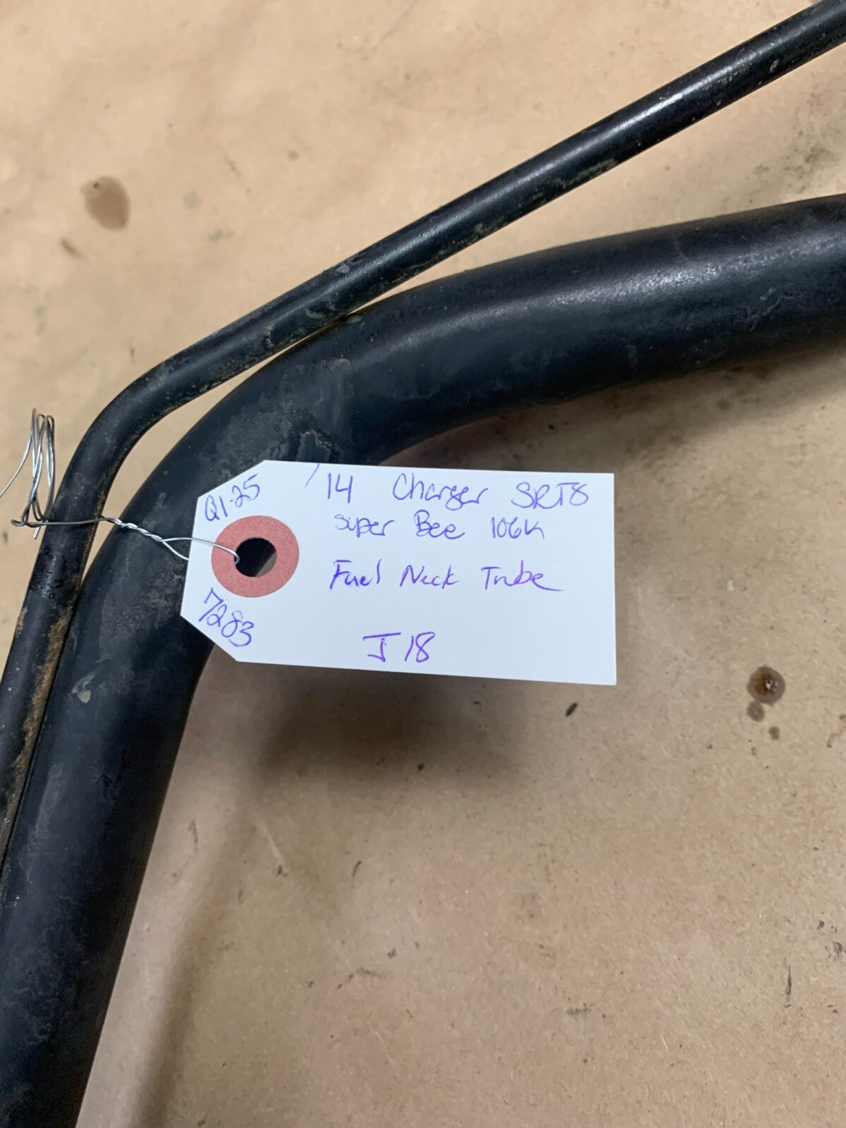 2011-2019 Dodge Charger Fuel Neck Tube Purge Sensor Assembly 68083928ab