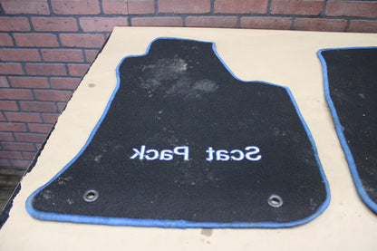 2018-2023 Dodge Charger Scat Pack Front Rear Carpet Floor Mat Set of 4