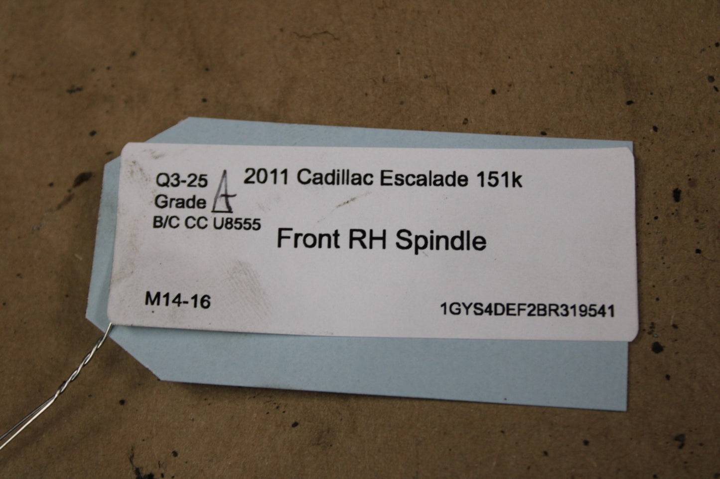 2007-2014 Cadillac Escalade OEM Front Passenger RH Side Spindle Knuckle Assembly