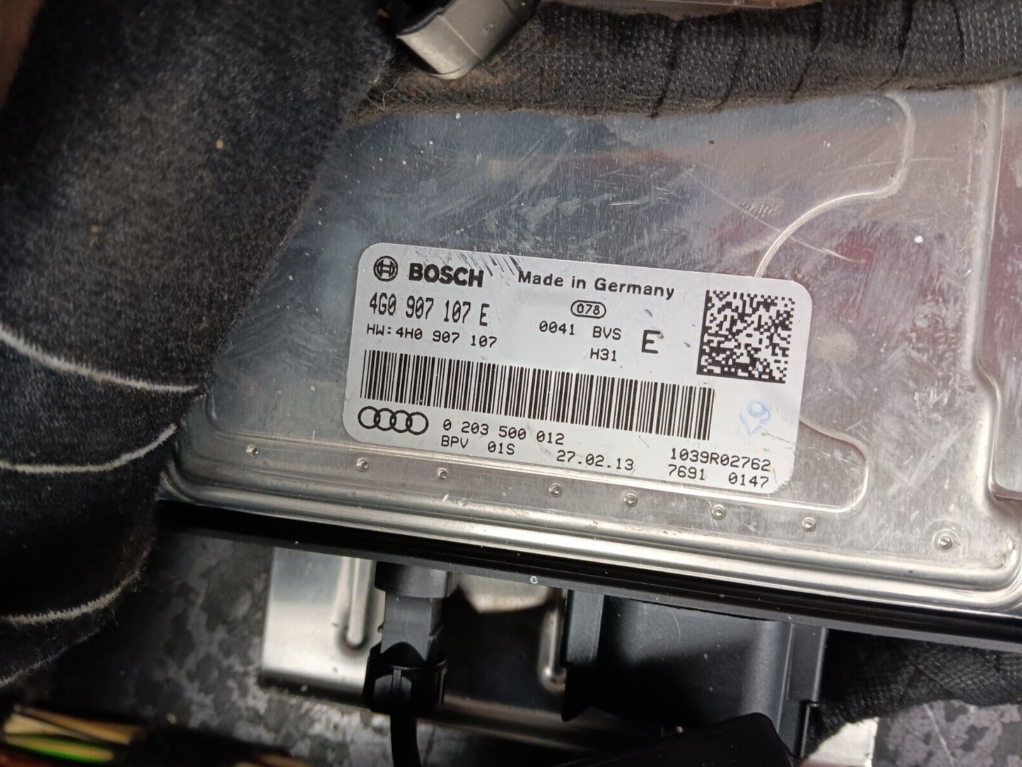 2011-18 Audi A8L 4.0T Interior Main Body Dash Wire Wiring Harness with Fuse Box