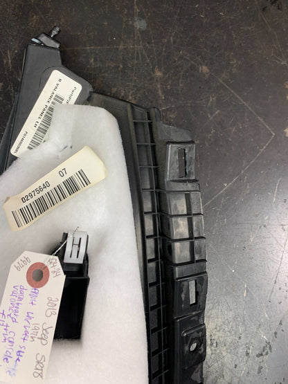 11-20 JEEP GRAND CHEROKEE LH DASHBOARD CONSOLE VALANCE TRIM OEM P01468039BL