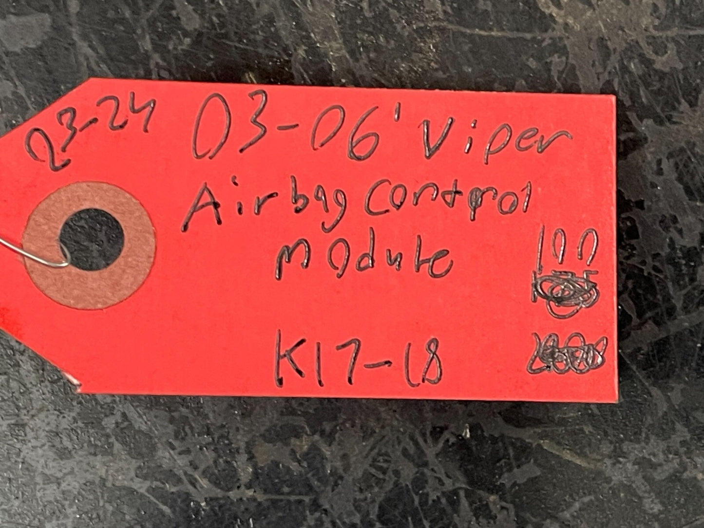 2003-2006 Dodge Viper SRT-10 8.3L Module Control 4865582AB OEM Factory