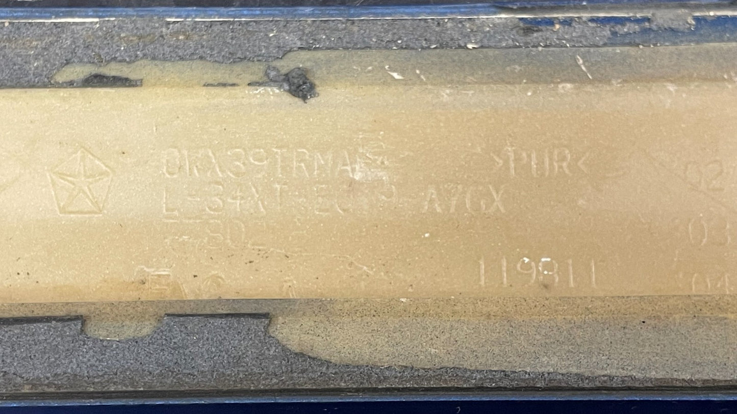 2003-2005 Dodge Neon SRT-4 Rear L+R Lower Door Trim Molding Applique Pair Blue