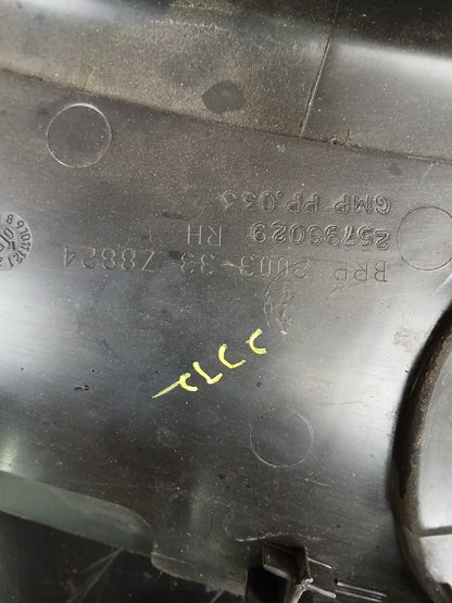 2006-2010 Pontiac Solstice Rear Passenger RH Quarter Trim Pillar Panel 25796025