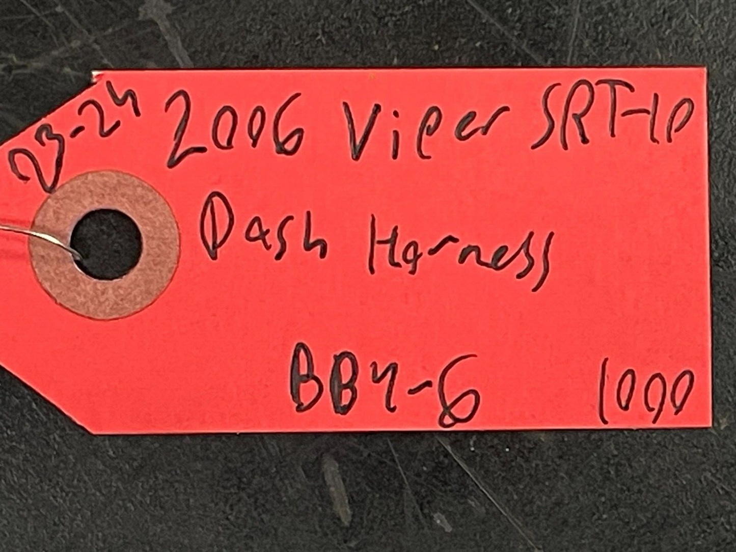 2006 Dodge Viper SRT-10 MOPAR CHRYSLER INSTRUMENT PANEL WIRING 5029909AF USED