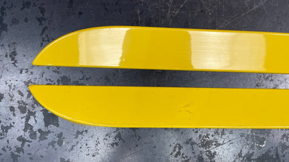 2003-2005 Dodge Neon SRT-4 Rear L+R Lower Door Trim Molding Applique Pair Yellow