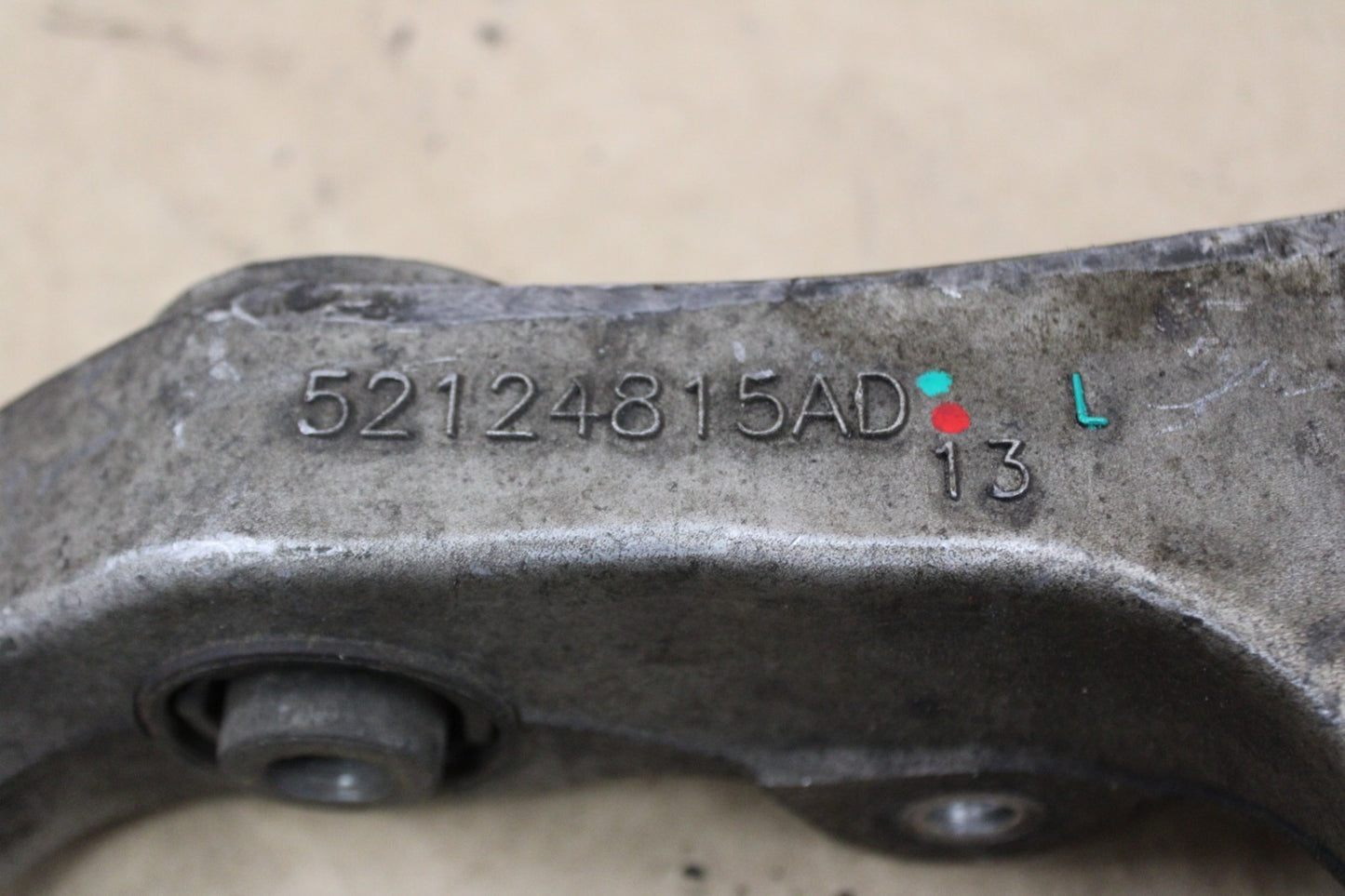 14-25 GRAND CHEROKEE DURANGO AWD REAR DRIVER LH LOWER CONTROL ARM OEM 52124815AD