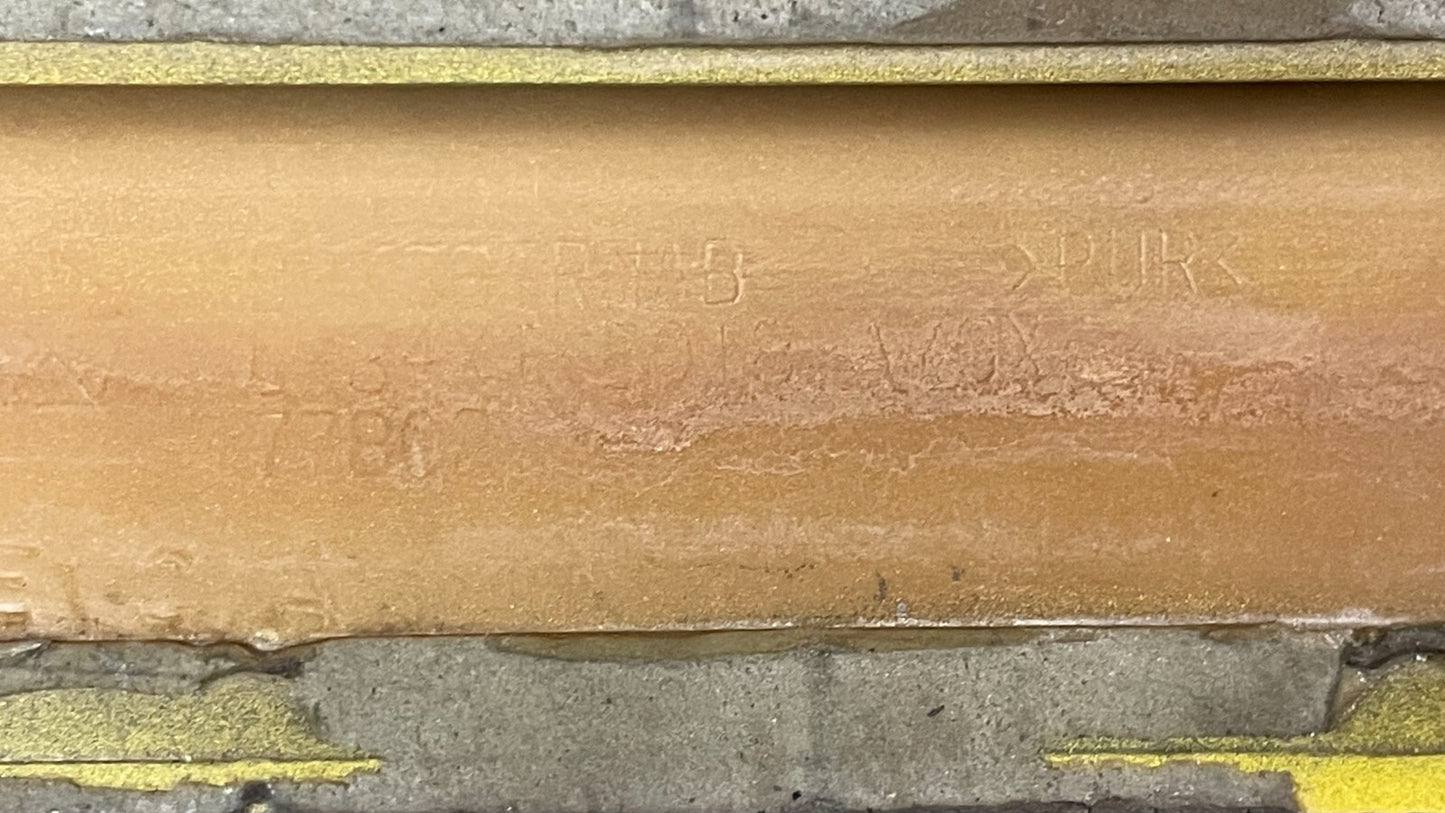 2003-2005 Dodge Neon SRT-4 Rear L+R Lower Door Trim Molding Applique Pair Yellow