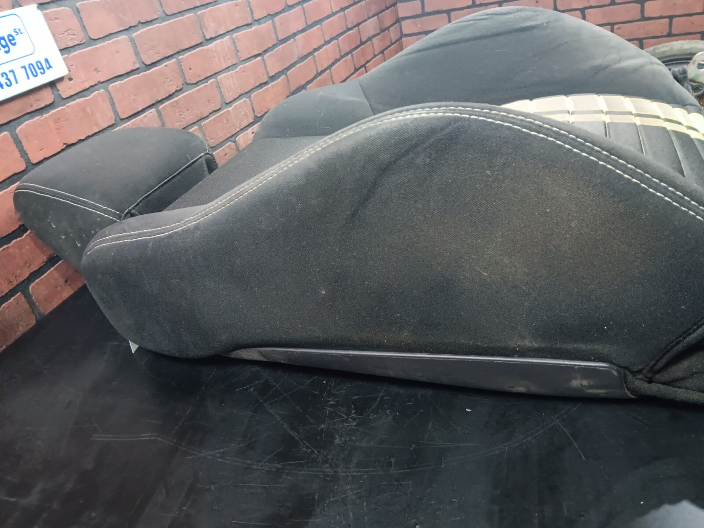 2012-2014 Dodge Charger SRT8 Super Bee OEM Cloth Driver Seat Back & Headrest