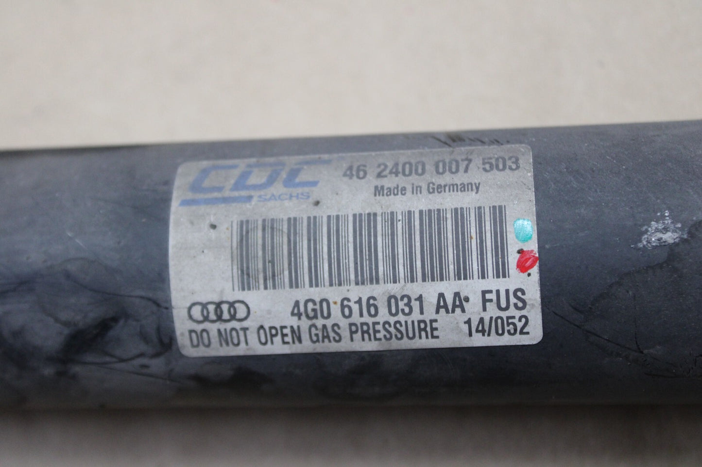 2012-2018 OEM Audi S6 S7 S8 Rear RH Passener Shock Strut Absorber 4G0 616 031 AA