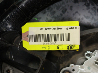 2001-2003 BMW X5 Sport Steering Wheel Black Leather Wheel Only