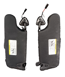 2015-2016 Dodge Challenger R/T Extendable Black Sun Visor Set w/ Mirror & Lights