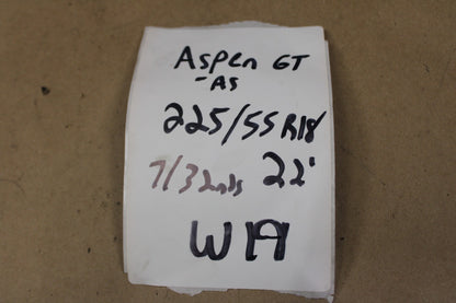 Aspen GT-AS Used 22' Tire 2225/55R18 7/32nds