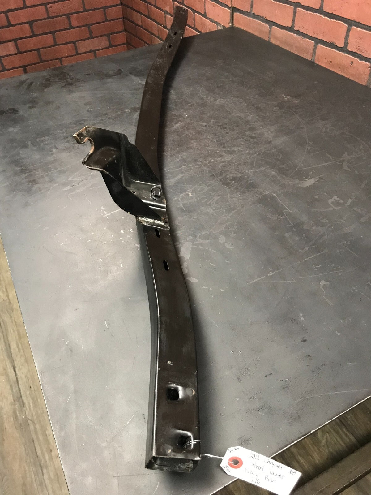 2012 Chrysler 300 SRT Front Black Strut Tower Brace Bar