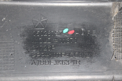 2008-2023 Dodge Challenger Windshield Defroster Cowl Vent Panel 05028757ad