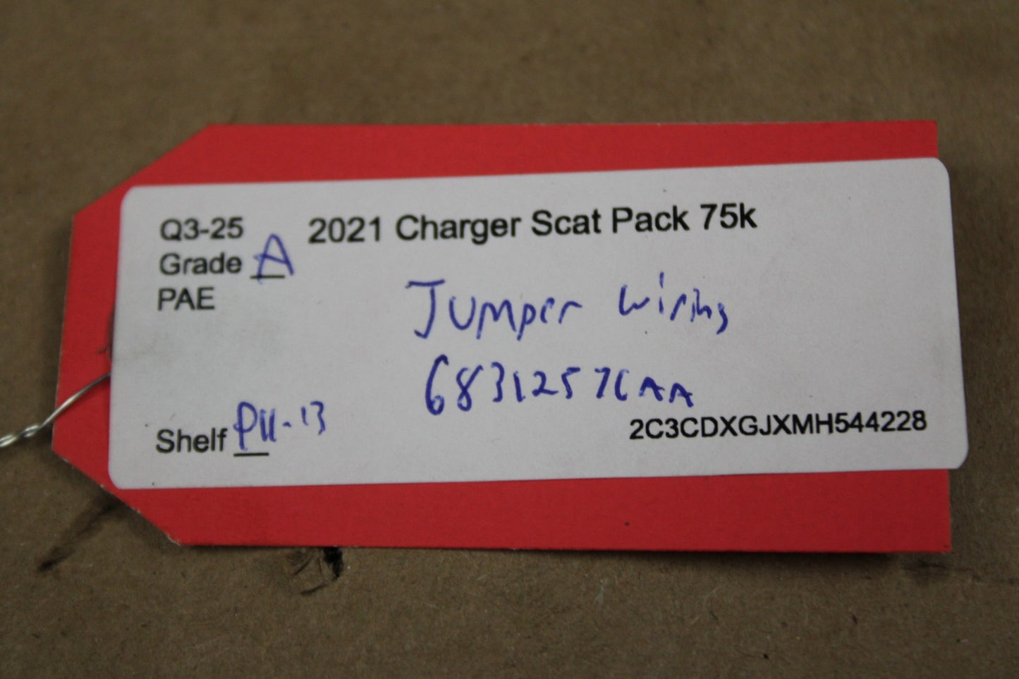 2017-2023 Dodge Charger Chrysler 300 Door Jumper Wire Wiring Harness 68312576AA