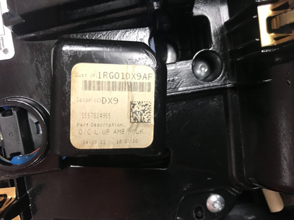 2011-2014 Chrysler 300 Dodge Charger Black Overhead Console Assembly 1RG01DX9AF
