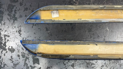 2003-2005 Dodge Neon SRT-4 Rear L+R Lower Door Trim Molding Applique Pair Blue