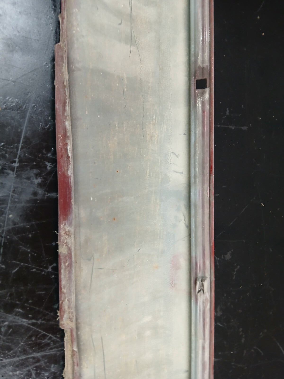2008 Dodge Charger Driver LH Side Skirt Rocker Panel Molding Red Damaged