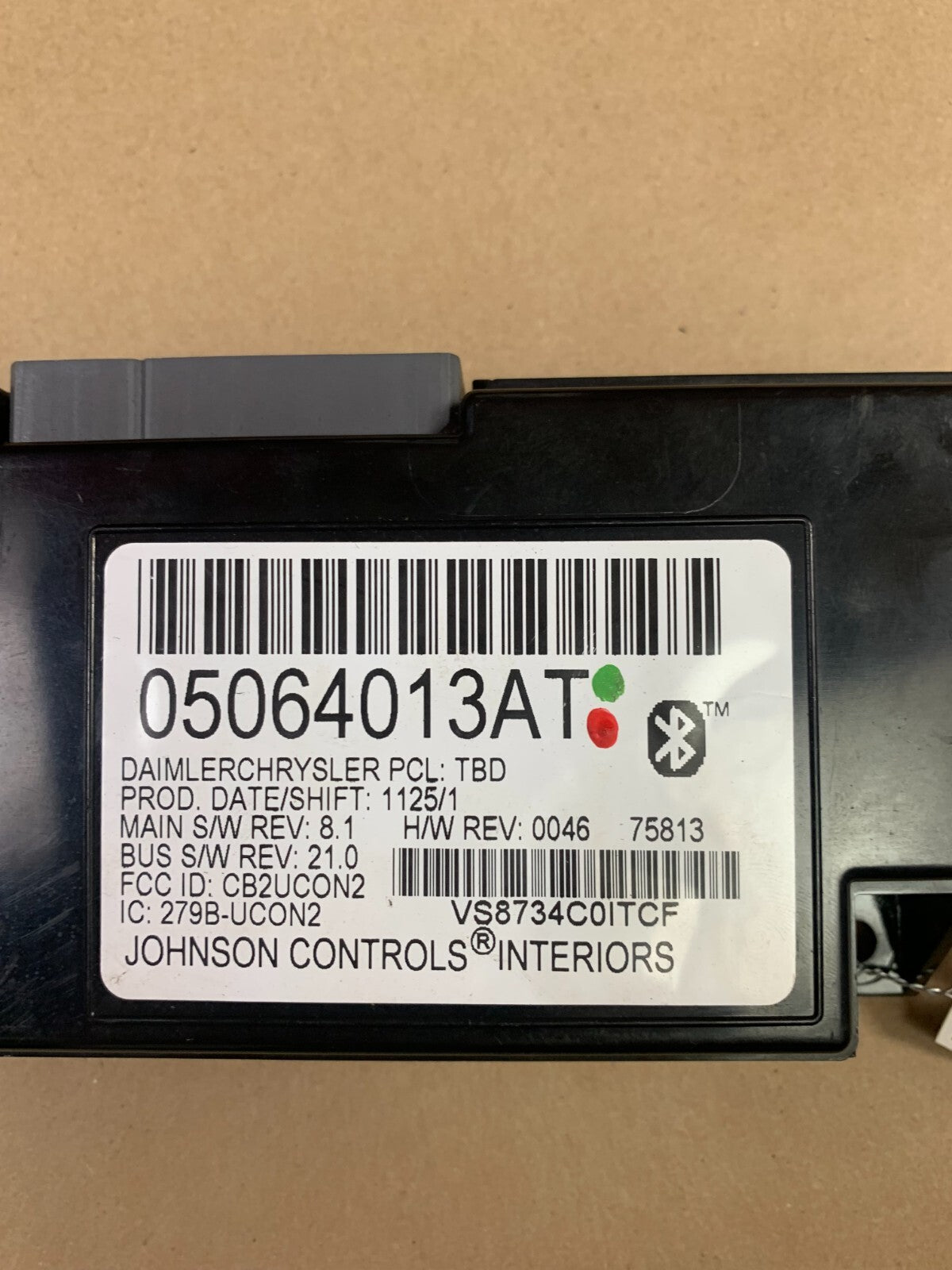 2006 Chrysler 300 SRT Bluetooth Telematic Module OEM 5064013AT
