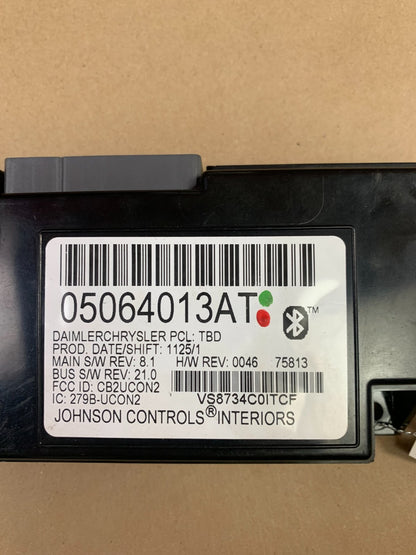 2006 Chrysler 300 SRT Bluetooth Telematic Module OEM 5064013AT