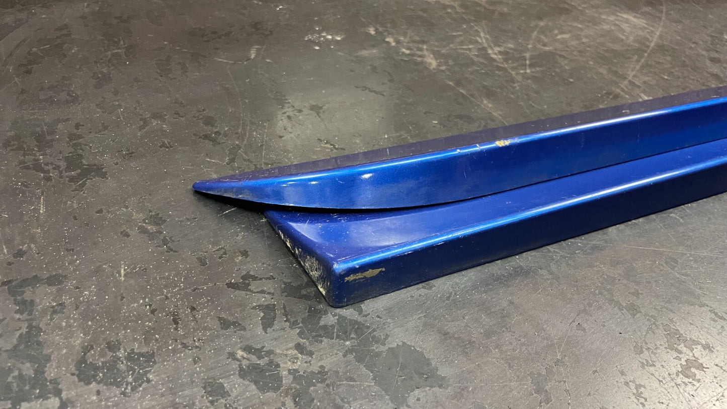 2003-2005 Dodge Neon SRT-4 Rear L+R Lower Door Trim Molding Applique Pair Blue