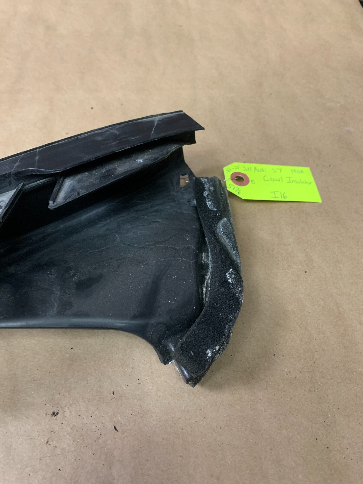 2012-2015 Audi A6/A7/S6/S7/RS7 Cross Member Support Insulator Cowl 4g0 806 391