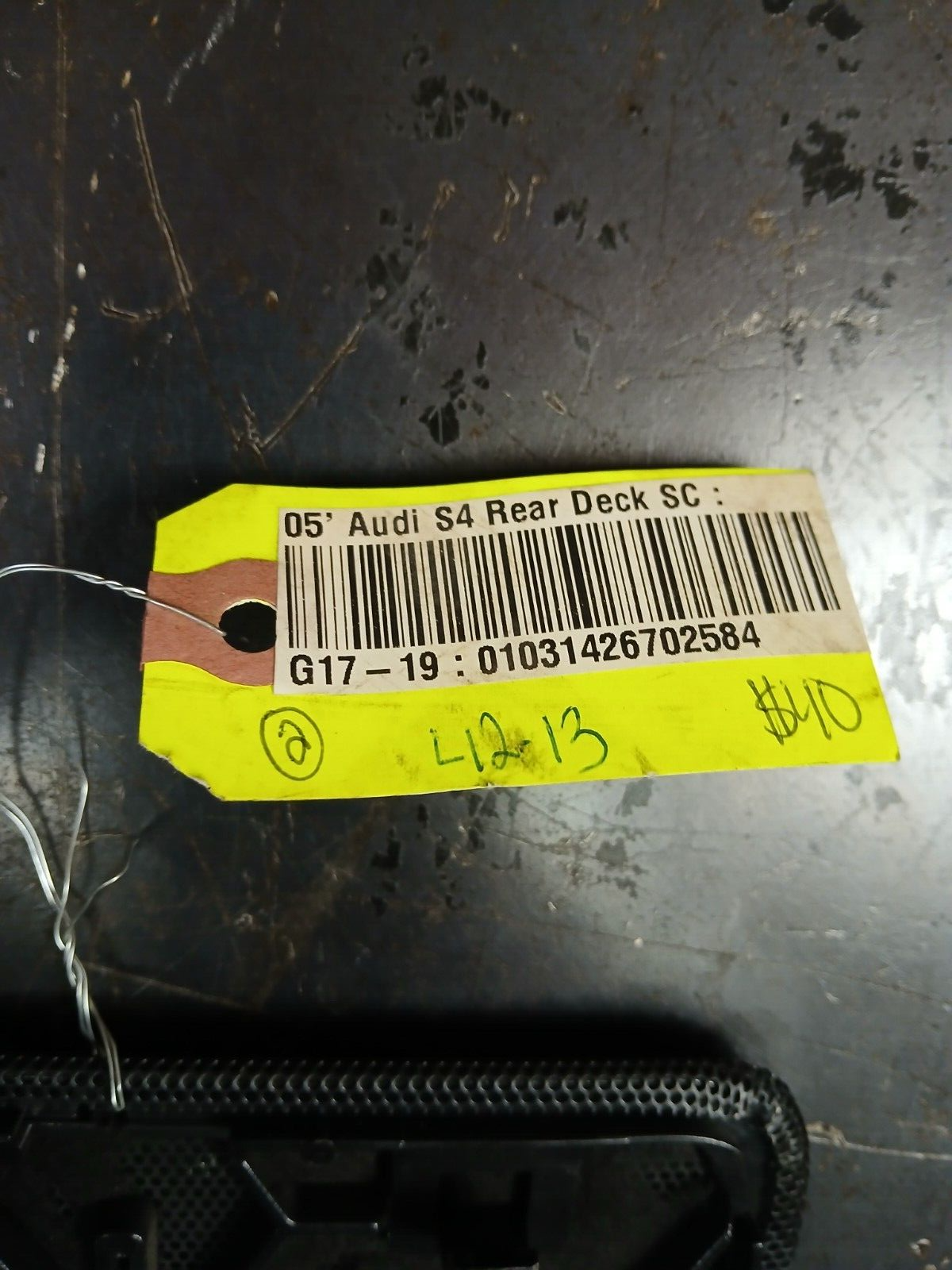 2004-2008 Audi A4 S4 B7 Rear Deck Speaker Cover Grille 8e5 035 405