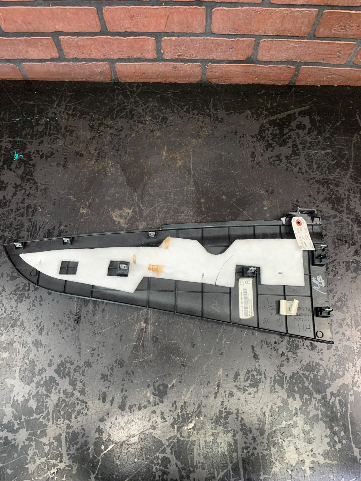 11-13 Jeep Grand Cherokee Floor Center Console Panel Right RH Side 1MC63DX9AD