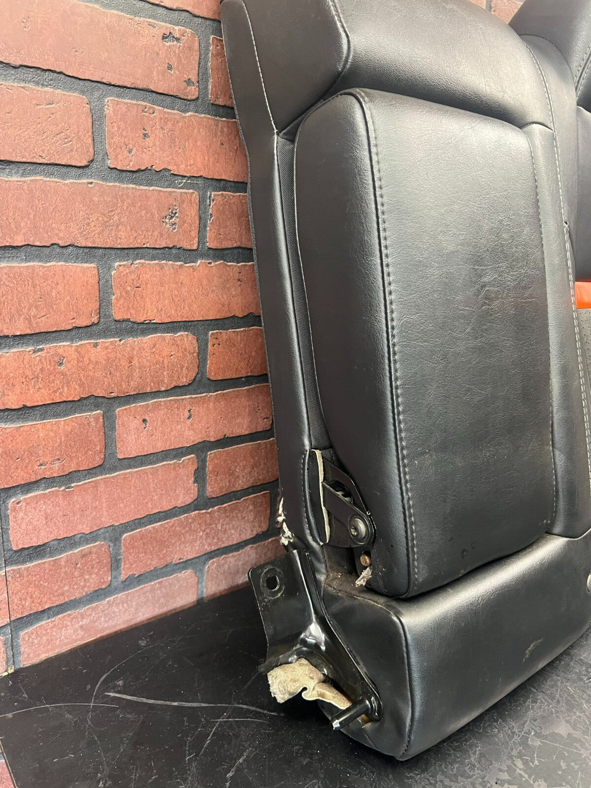 2008-2014 Dodge Challenger ORANGE Stripe SRT8 OEM Left Rear Back Seat Armrest