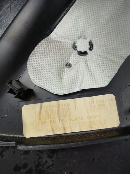 2008-2010 Jeep Grand Cherokee Passenger RH Dash End Cap Cover Panel 5hu58xdvam