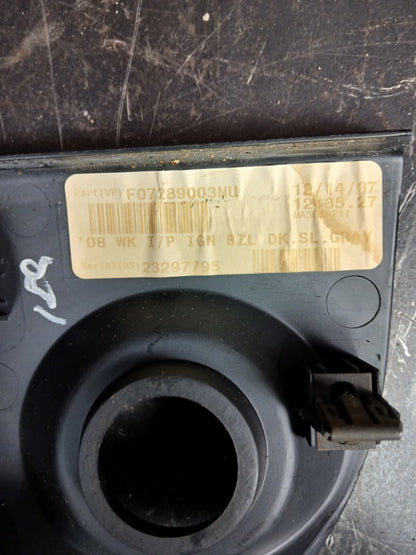 2008-2010 Jeep Grand Cherokee Dash Ignition Bezel Trim Molding f07289003nu