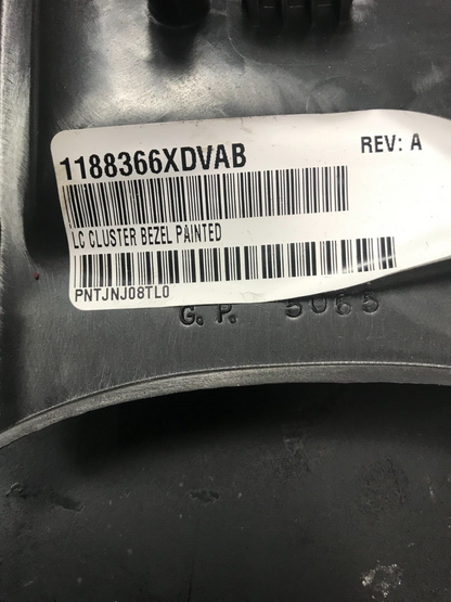 2008-2010 Dodge Challenger SRT8 Speedometer Cluster Gauge Bezel 1188342XDVAB