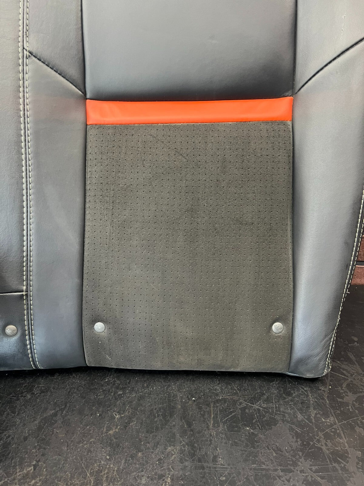 08-14 Dodge Challenger ORANGE Stripe SRT8 OEM Left Rear Back Seat Armrest