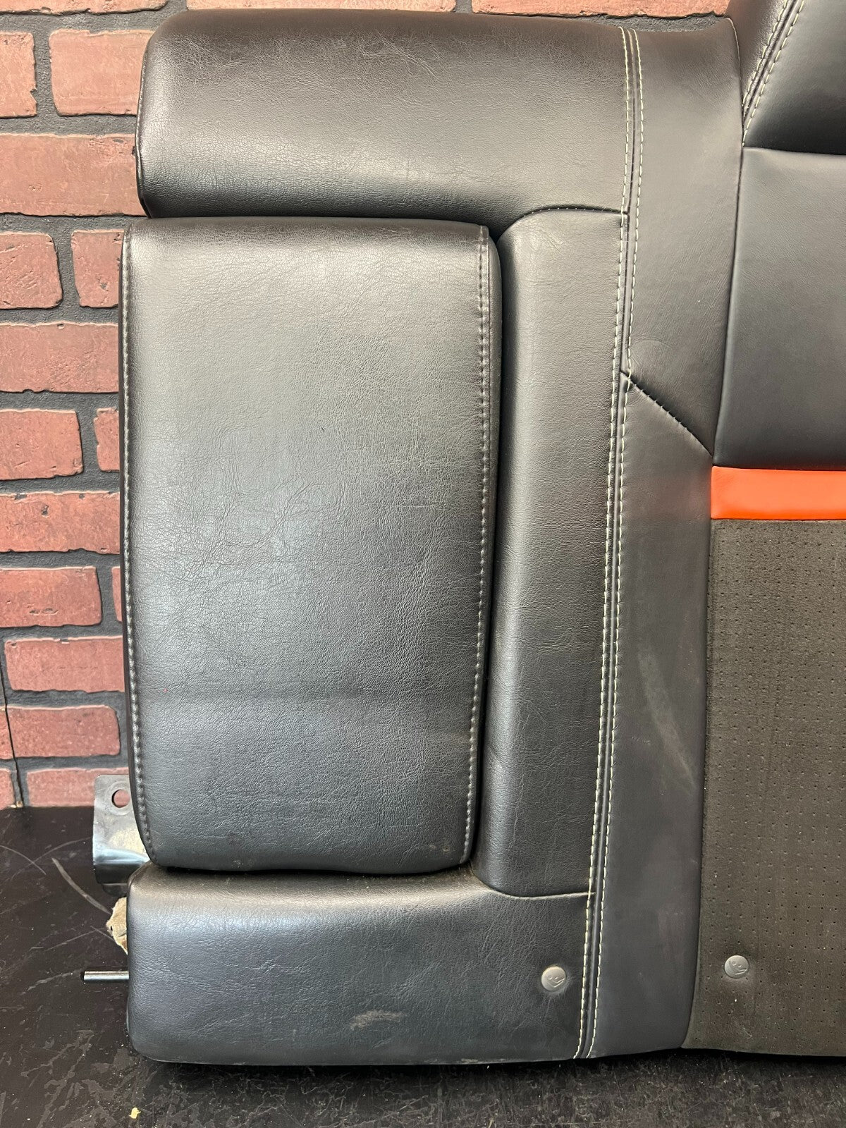 2008-2014 Dodge Challenger ORANGE Stripe SRT8 OEM Left Rear Back Seat Armrest