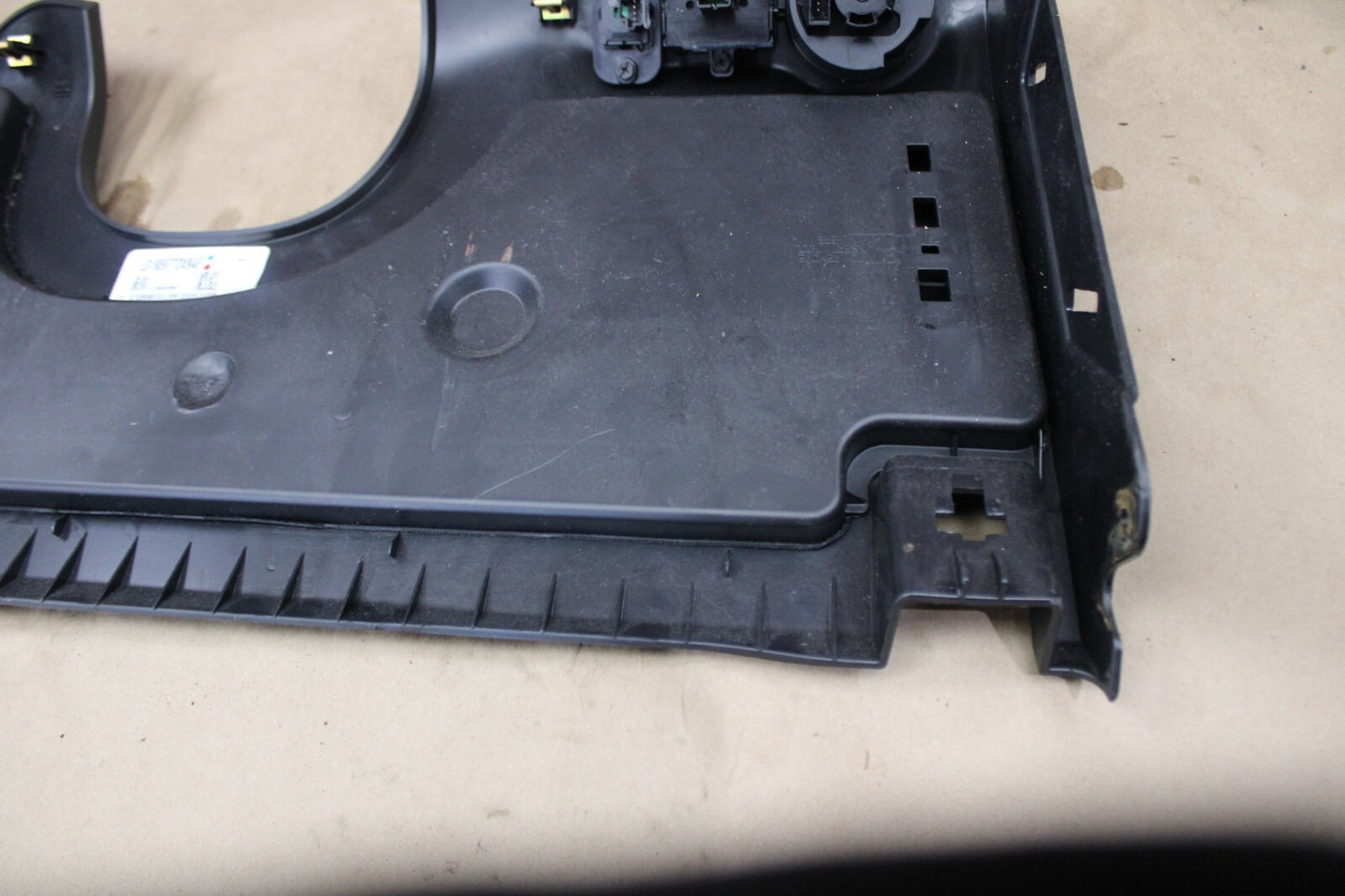 2011-2023 CHARGER 300 OEM DASH STEERING COLUMN KNEE TRIM PANEL W/ LAMP SWITCHES