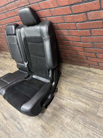 2011-2013 Jeep Grand Cherokee SRT8 Left Rear Seat Assembly Heated Black Suede