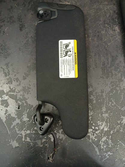 08-16 Dodge Challenger R/T Scat Pack Extendable Sun Visor Set w/ Mirror & Lights