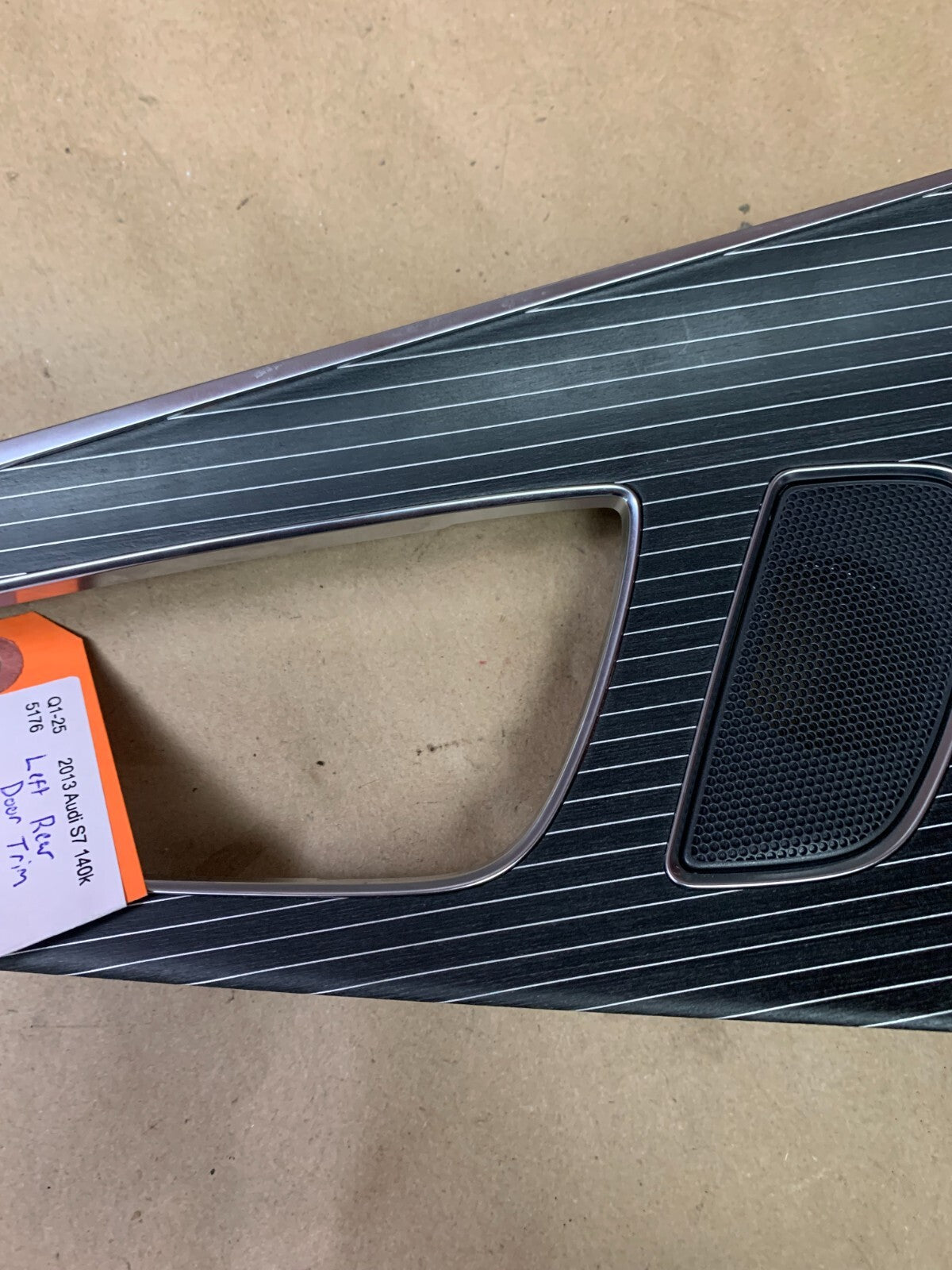2012-2018 AUDI S7 REAR LEFT SIDE DOOR PANEL INSERT COVER TRIM OEM 4G8 867 419 AG