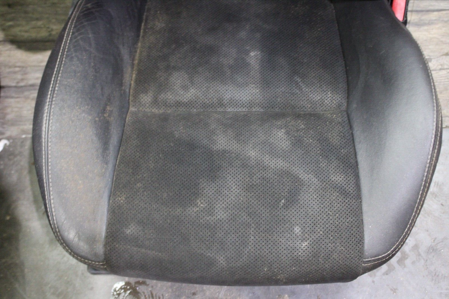 2008-2014 DODGE CHALLENGER SRT8 COMPLETE INTERIOR SEAT SET BLACK LEATHER SUEDE