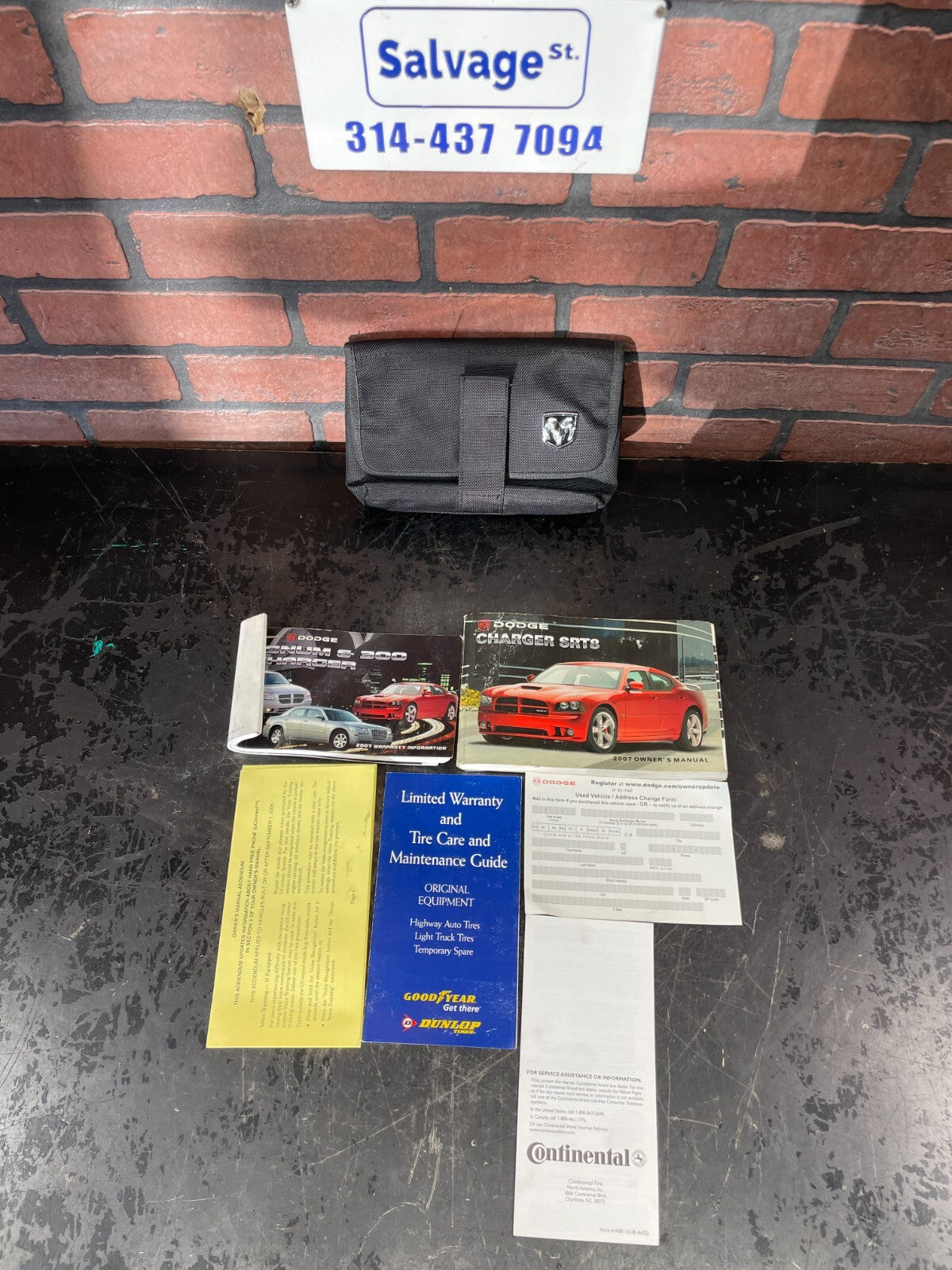 07 2007 Dodge Charger SRT-8 SRT8 Owners Manual Case Booklet Handbook Guidebook