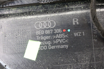 04-08 AUDI B7 A4 S4 REAR PASSENGER RH INTERIOR DOOR PANEL COVER TRIM 8E0 867 306